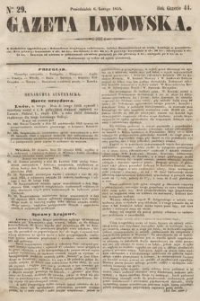 Gazeta Lwowska. 1854, nr 29