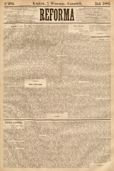 Reforma. 1882, nr 204