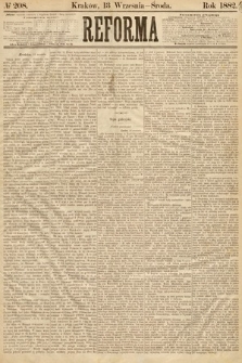 Reforma. 1882, nr 208