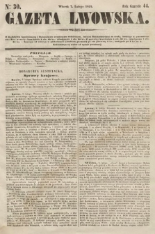 Gazeta Lwowska. 1854, nr 30