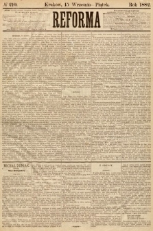 Reforma. 1882, nr 210