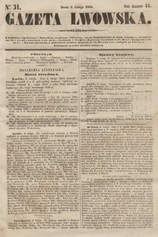 Gazeta Lwowska. 1854, nr 31