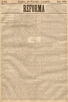 Reforma. 1882, nr 221