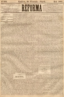 Reforma. 1882, nr 222