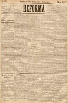 Reforma. 1882, nr 223