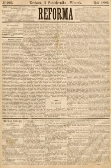 Reforma. 1882, nr 225