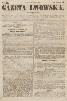 Gazeta Lwowska. 1854, nr 32