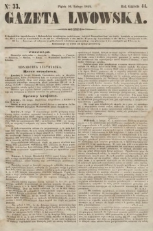 Gazeta Lwowska. 1854, nr 33