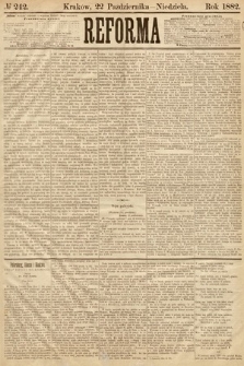 Reforma. 1882, nr 242