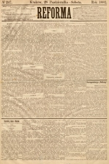Reforma. 1882, nr 247