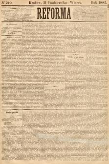 Reforma. 1882, nr 249