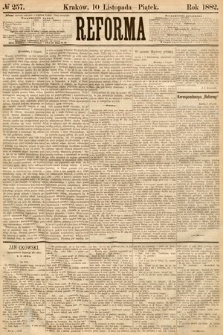 Reforma. 1882, nr 257