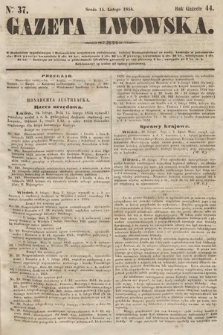 Gazeta Lwowska. 1854, nr 37
