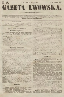 Gazeta Lwowska. 1854, nr 38