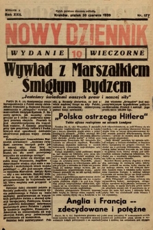 Nowy Dziennik (wydanie wieczorne). 1939, nr 177