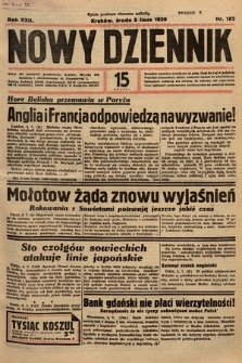 Nowy Dziennik. 1939, nr 182