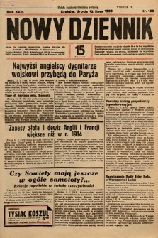 Nowy Dziennik. 1939, nr 189
