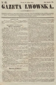 Gazeta Lwowska. 1854, nr 42