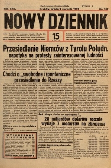 Nowy Dziennik. 1939, nr 217