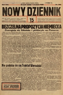 Nowy Dziennik. 1939, nr 240