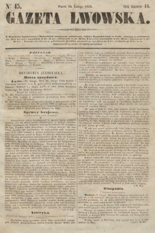 Gazeta Lwowska. 1854, nr 45