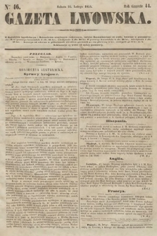 Gazeta Lwowska. 1854, nr 46