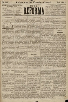 Nowa Reforma. 1883, nr 213
