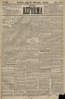 Nowa Reforma. 1883, nr 214