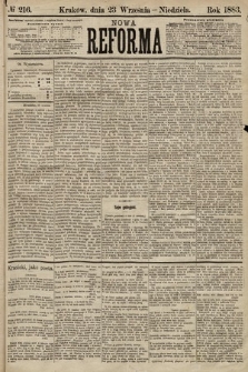 Nowa Reforma. 1883, nr 216