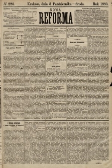 Nowa Reforma. 1883, nr 224