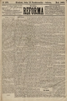 Nowa Reforma. 1883, nr 233