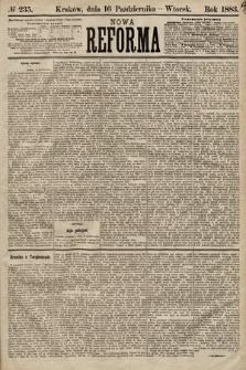 Nowa Reforma. 1883, nr 235