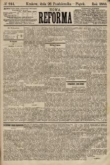 Nowa Reforma. 1883, nr 244