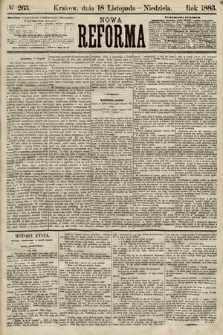 Nowa Reforma. 1883, nr 263