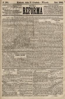 Nowa Reforma. 1883, nr 281