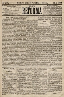Nowa Reforma. 1883, nr 285
