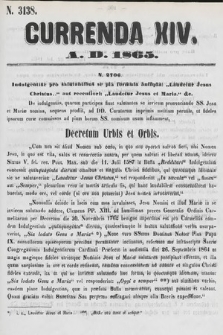 Currenda. 1865, kurenda 14