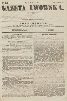 Gazeta Lwowska. 1854, nr 63
