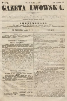 Gazeta Lwowska. 1854, nr 71