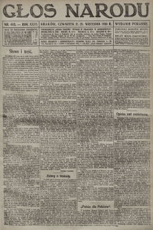 Głos Narodu (wydanie poranne). 1916, nr 462
