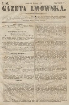 Gazeta Lwowska. 1854, nr 87