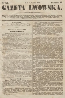 Gazeta Lwowska. 1854, nr 89
