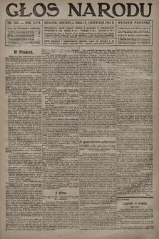 Głos Narodu (wydanie poranne). 1916, nr 553