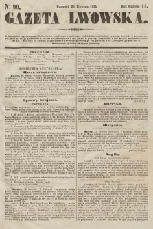 Gazeta Lwowska. 1854, nr 90