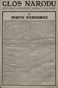 Głos Narodu (wydanie poranne). 1916, nr 558