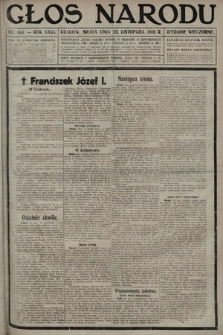 Głos Narodu (wydanie wieczorne). 1916, nr 564