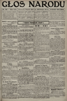 Głos Narodu (wydanie wieczorne). 1916, nr 566