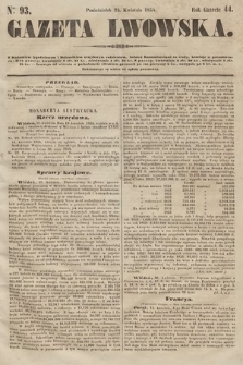 Gazeta Lwowska. 1854, nr 93