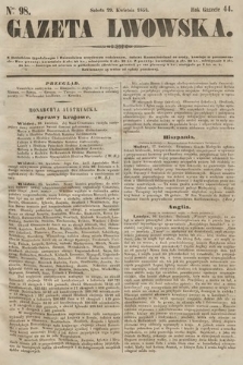 Gazeta Lwowska. 1854, nr 98