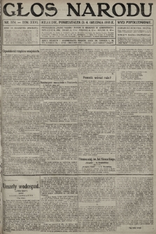 Głos Narodu (wydanie popołudniowe). 1916, nr 574